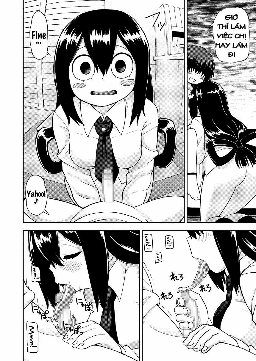 manhwax10.com - Truyện Manhwa Tsuyu Biyori ~Katei Kyoushi no Oshigoto~ (My Hero Academia) Chương Oneshot Trang 8