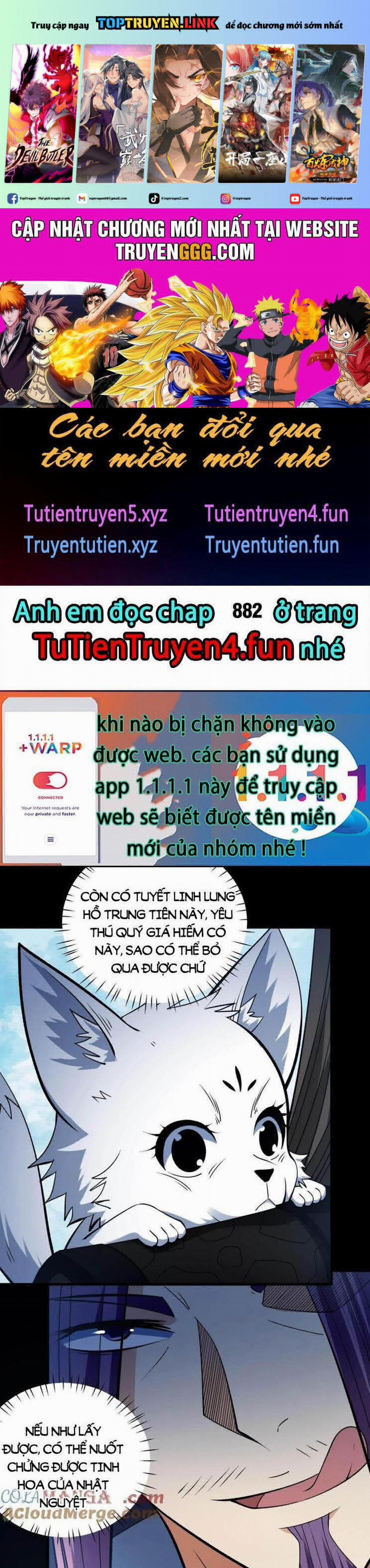 manhwax10.com - Truyện Manhwa Tuyệt Thế Võ Thần Chương 881 Trang 1