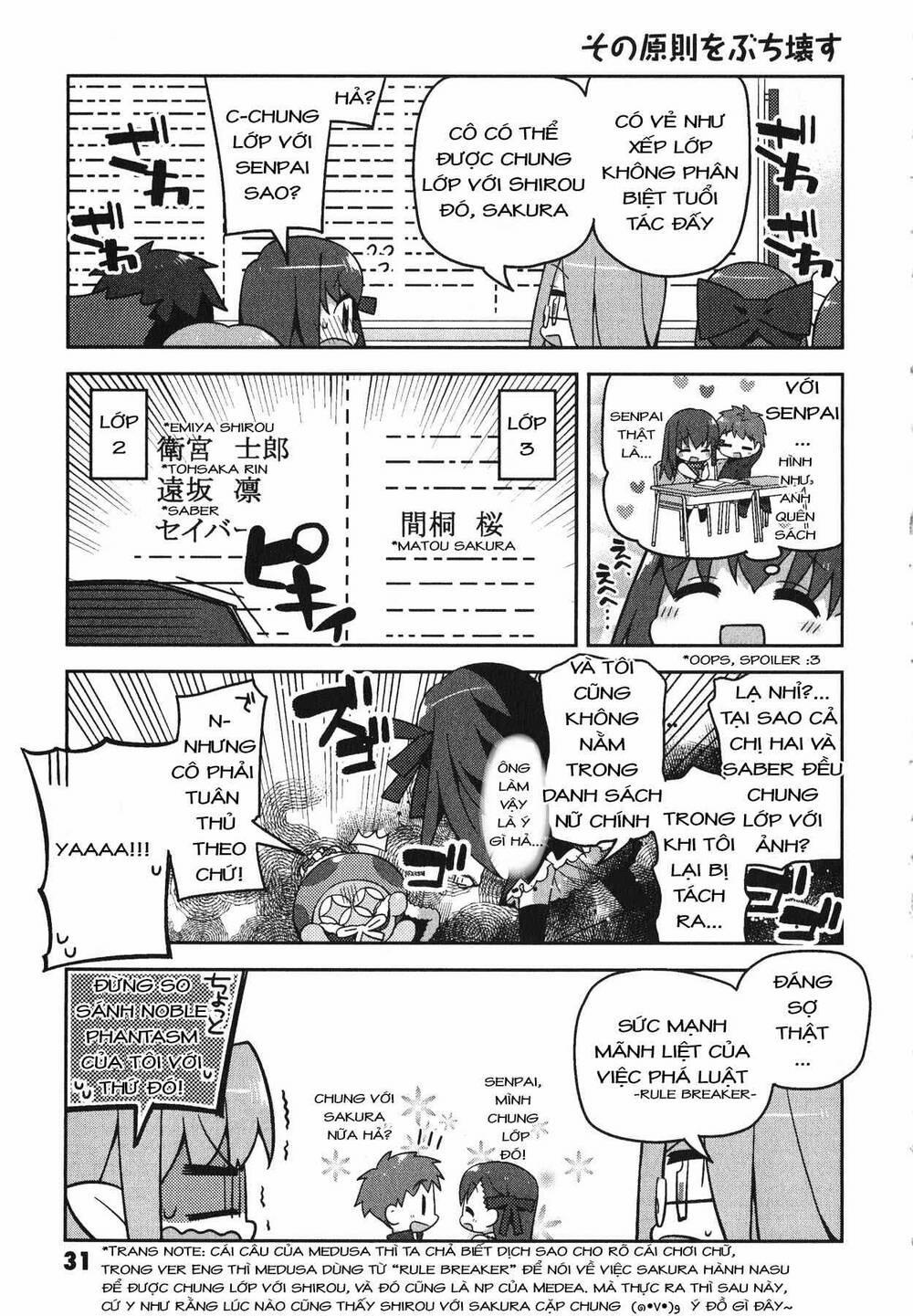 manhwax10.com - Truyện Manhwa Type-Moon Gakuen – Chibi Chuki! Chương 2 Trang 9