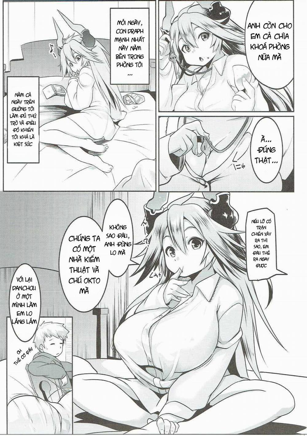 manhwax10.com - Truyện Manhwa Uchi no Sarasa no Oppai ga Kininatte Shuuchuu Dekinai! (Granblue Fantasy) Chương Oneshot Trang 6