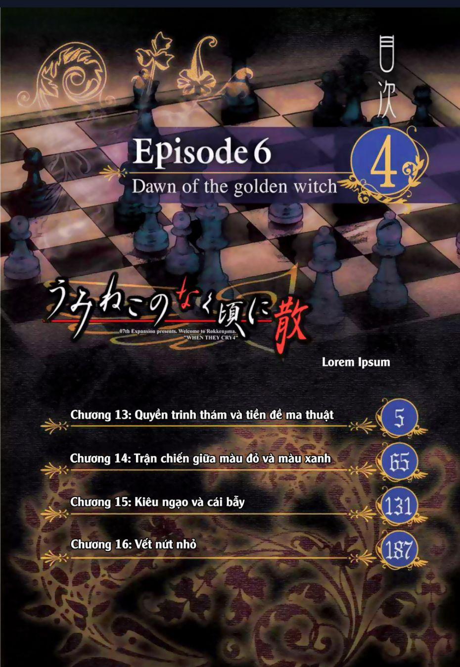 manhwax10.com - Truyện Manhwa Umineko No Naku Koro Ni Chiru Episode 6: Dawn Of The Golden Witch Chương 13 Trang 5