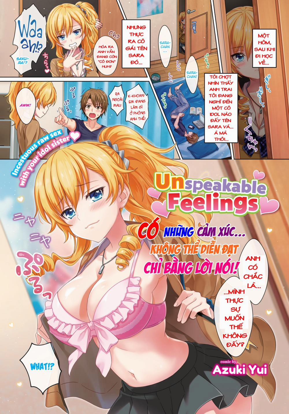 manhwax10.com - Truyện Manhwa Unspeakable Feelings Chương Oneshot Trang 1