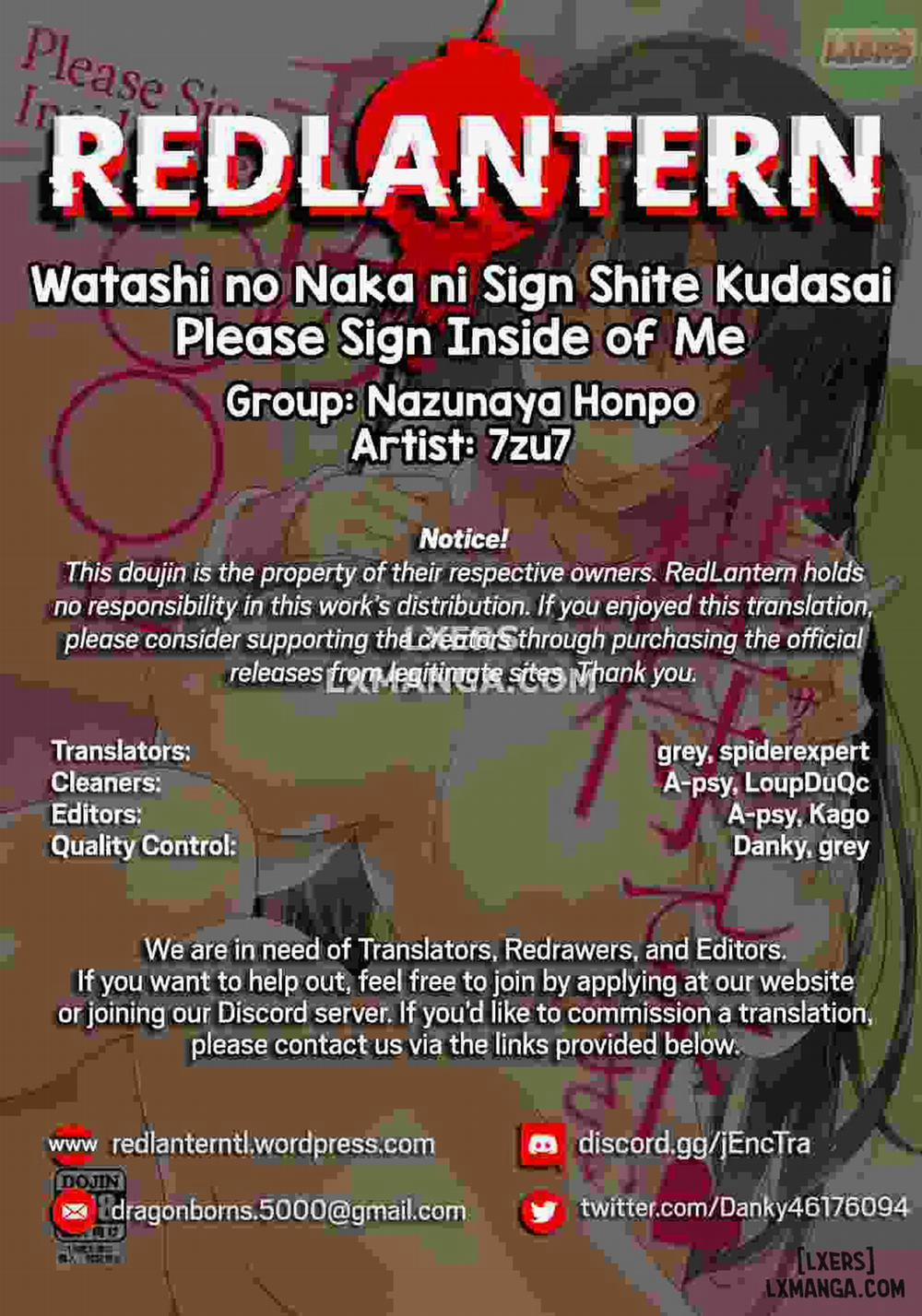 manhwax10.com - Truyện Manhwa Watashi no Naka ni Sign Shite Kudasai Chương Oneshot Trang 23