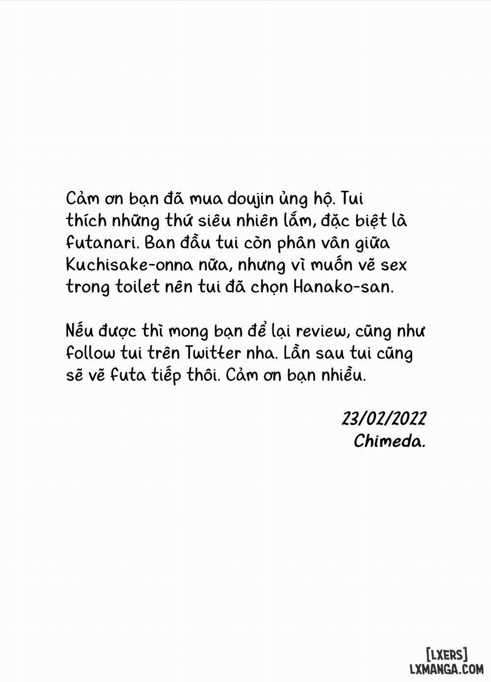 manhwax10.com - Truyện Manhwa Watashi to toire to futanari Hanako-san Chương Oneshot Trang 34