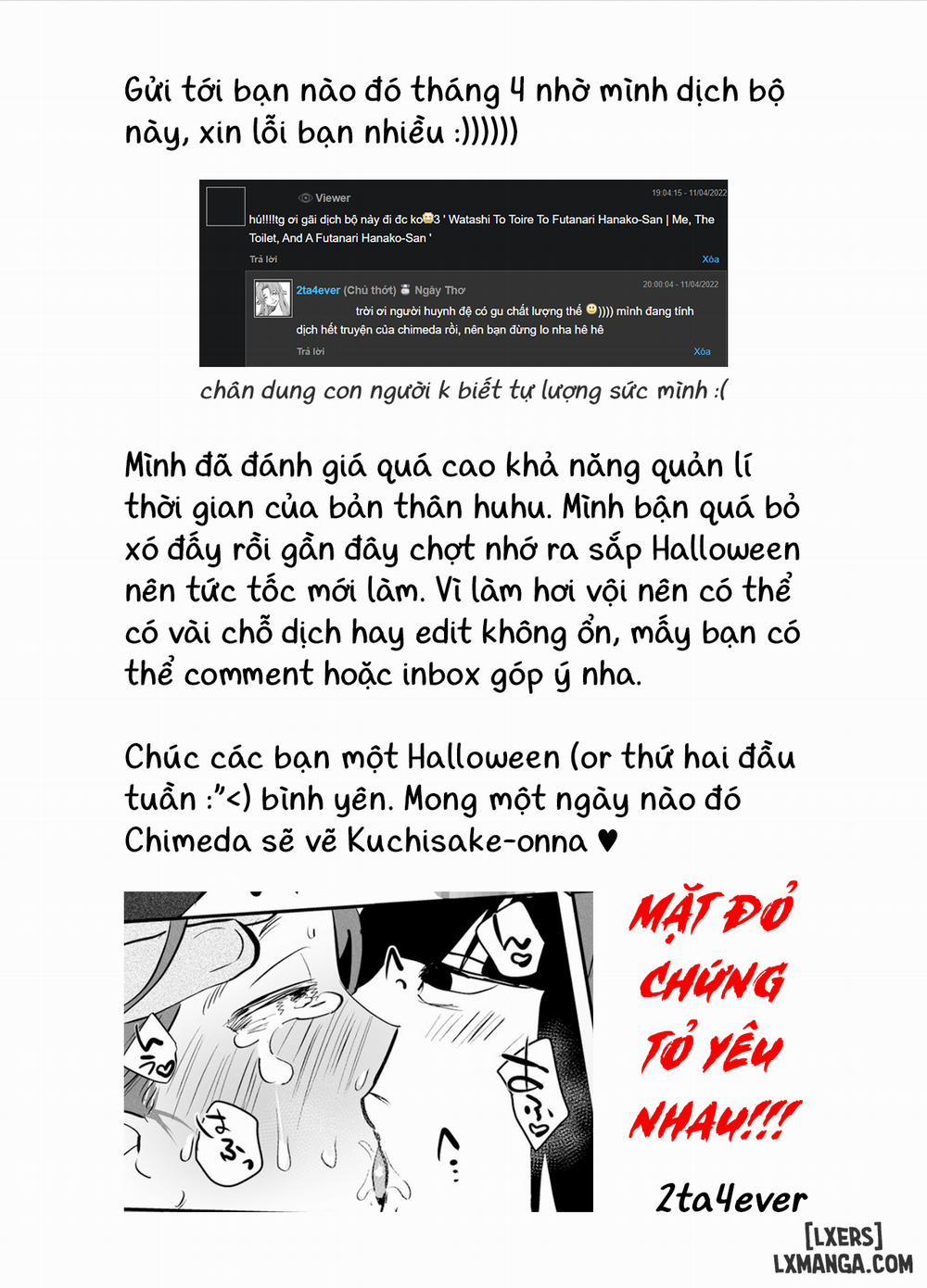 manhwax10.com - Truyện Manhwa Watashi to toire to futanari Hanako-san Chương Oneshot Trang 35