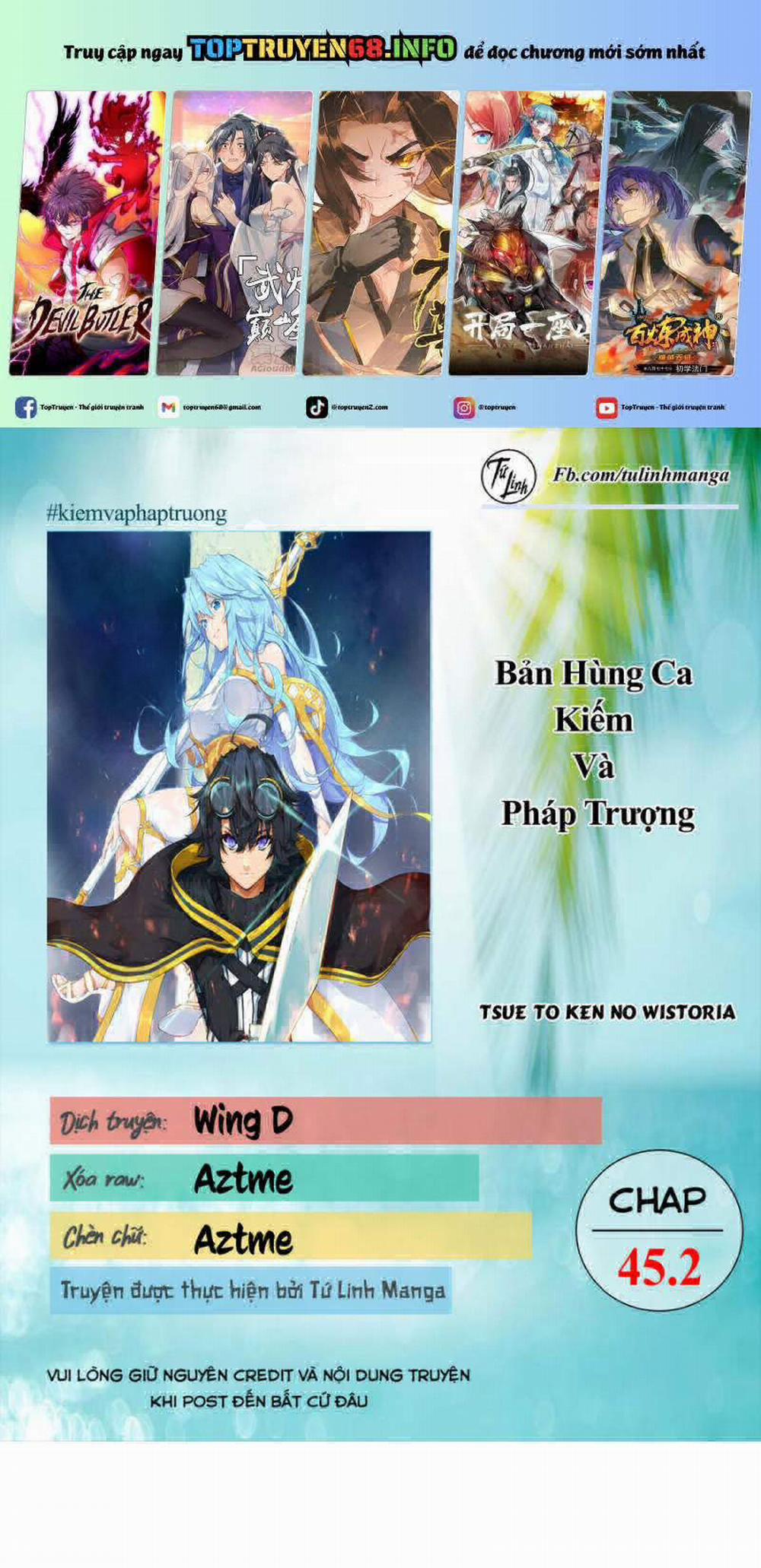 manhwax10.com - Truyện Manhwa Wistoria Bản Hùng Ca Kiếm Và Pháp Trượng Chương 45 2 Trang 1