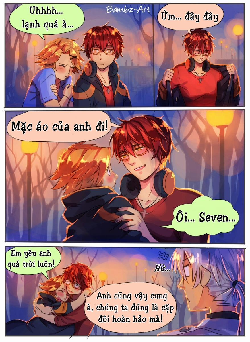 manhwax10.com - Truyện Manhwa Xoa Dịu Trái Tim Anh - Catharsis (Mystic Messenger) Chương BONUS Trang 10