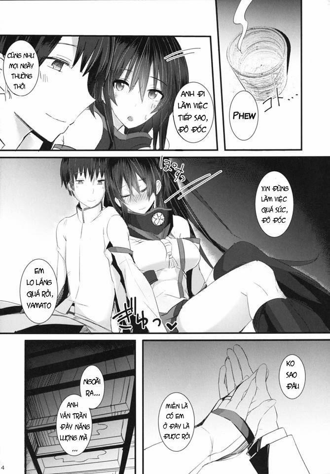 manhwax10.com - Truyện Manhwa Yamato-san wa Se ga Takai. (Kantai Collection -KanColle-) Chương OneShot Trang 3