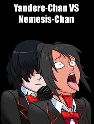 Yandere-chan VS Nemesis-chan (Yandere simulator)