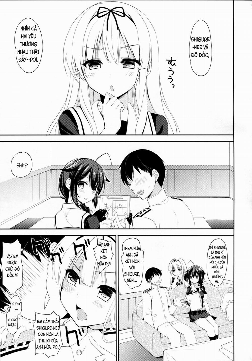 manhwax10.com - Truyện Manhwa Yandere Shigure to Wakaretai (Kantai Collection) Chương Oneshot Trang 4