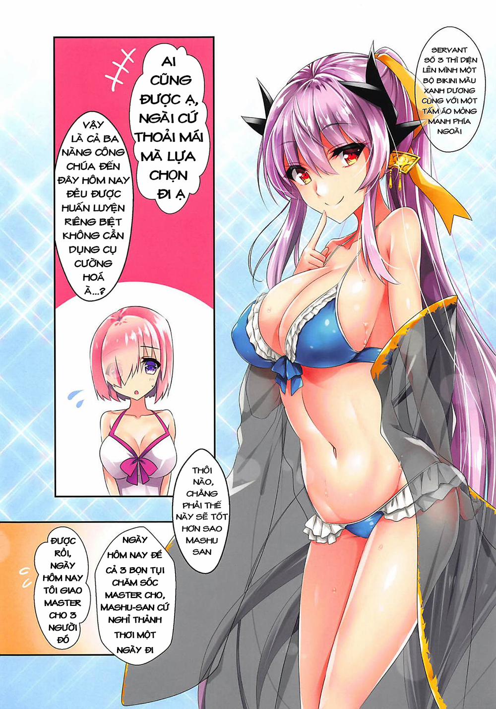 manhwax10.com - Truyện Manhwa Yarihii to Harem H Suru Hon (Fate/Grand Order) Chương OneShot Trang 4