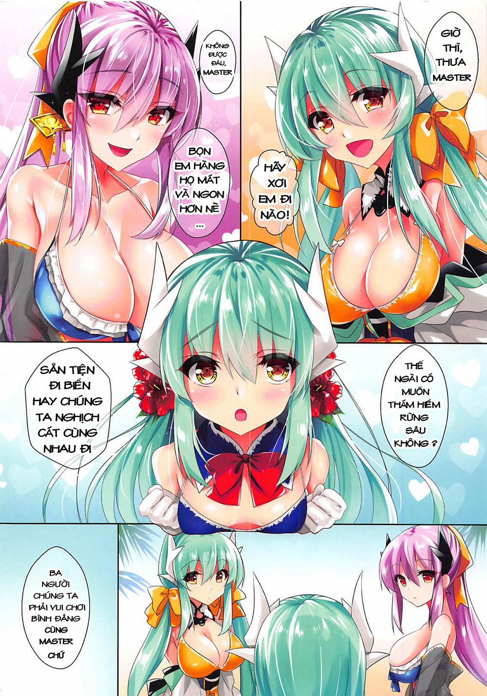 manhwax10.com - Truyện Manhwa Yarihii to Harem H Suru Hon (Fate/Grand Order) Chương OneShot Trang 5