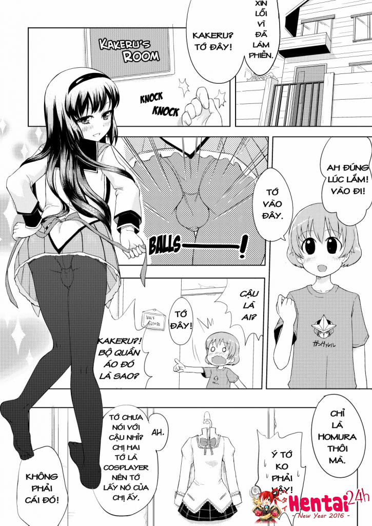 manhwax10.com - Truyện Manhwa Yep! A Manga About Cosplaying Traps! (Puella Magi Madoka Magica) Chương Oneshot YAOI Trang 3