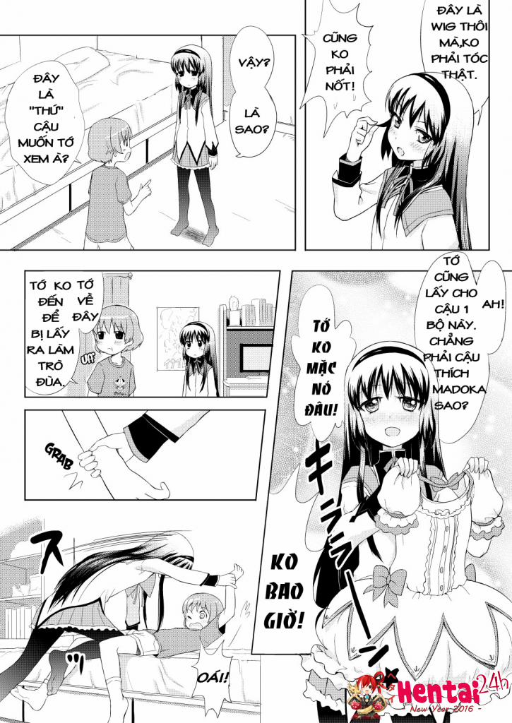 manhwax10.com - Truyện Manhwa Yep! A Manga About Cosplaying Traps! (Puella Magi Madoka Magica) Chương Oneshot YAOI Trang 4