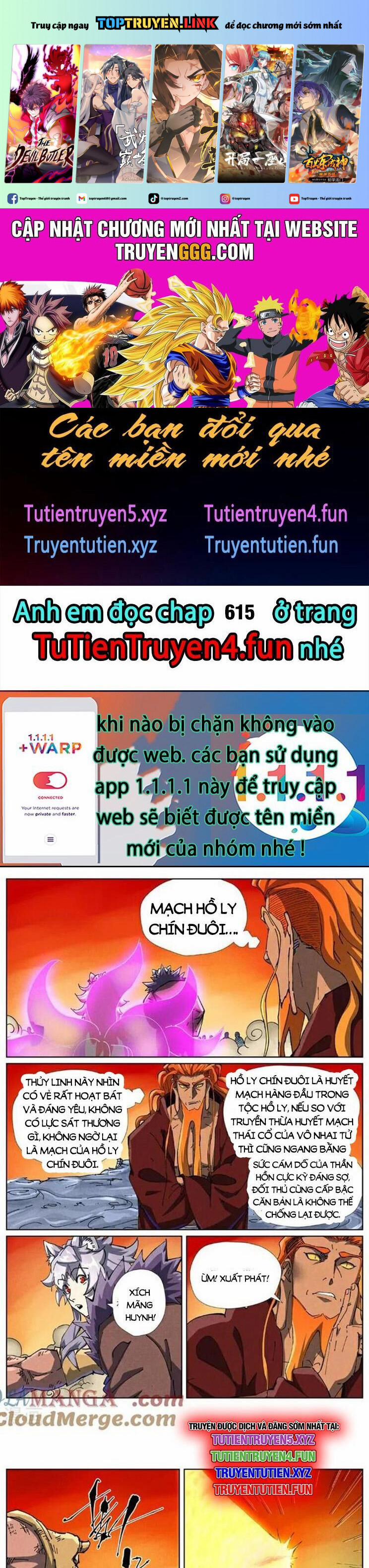 manhwax10.com - Truyện Manhwa Yêu Thần Ký Chương 614 Trang 1