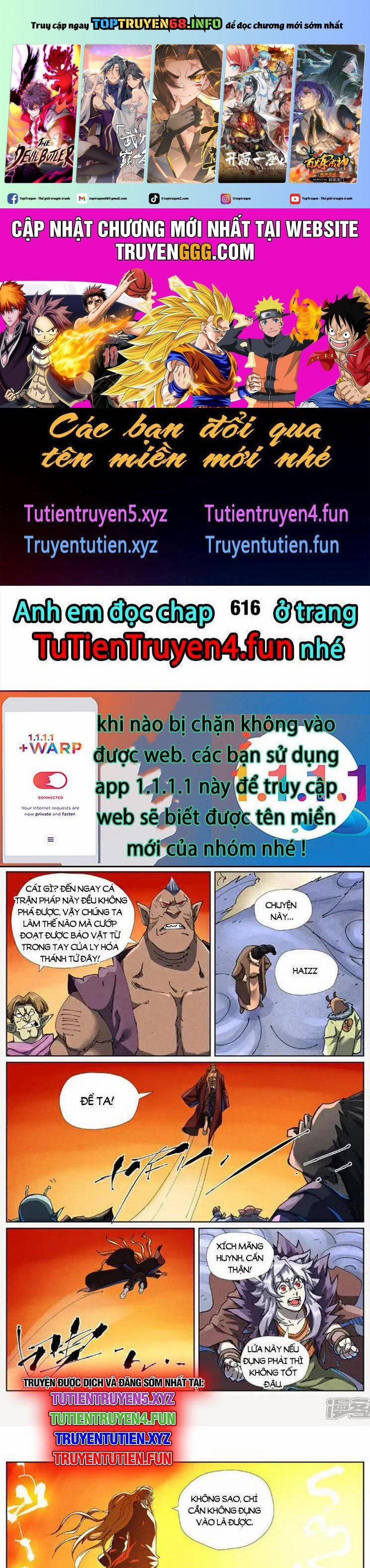 manhwax10.com - Truyện Manhwa Yêu Thần Ký Chương 615 Trang 1