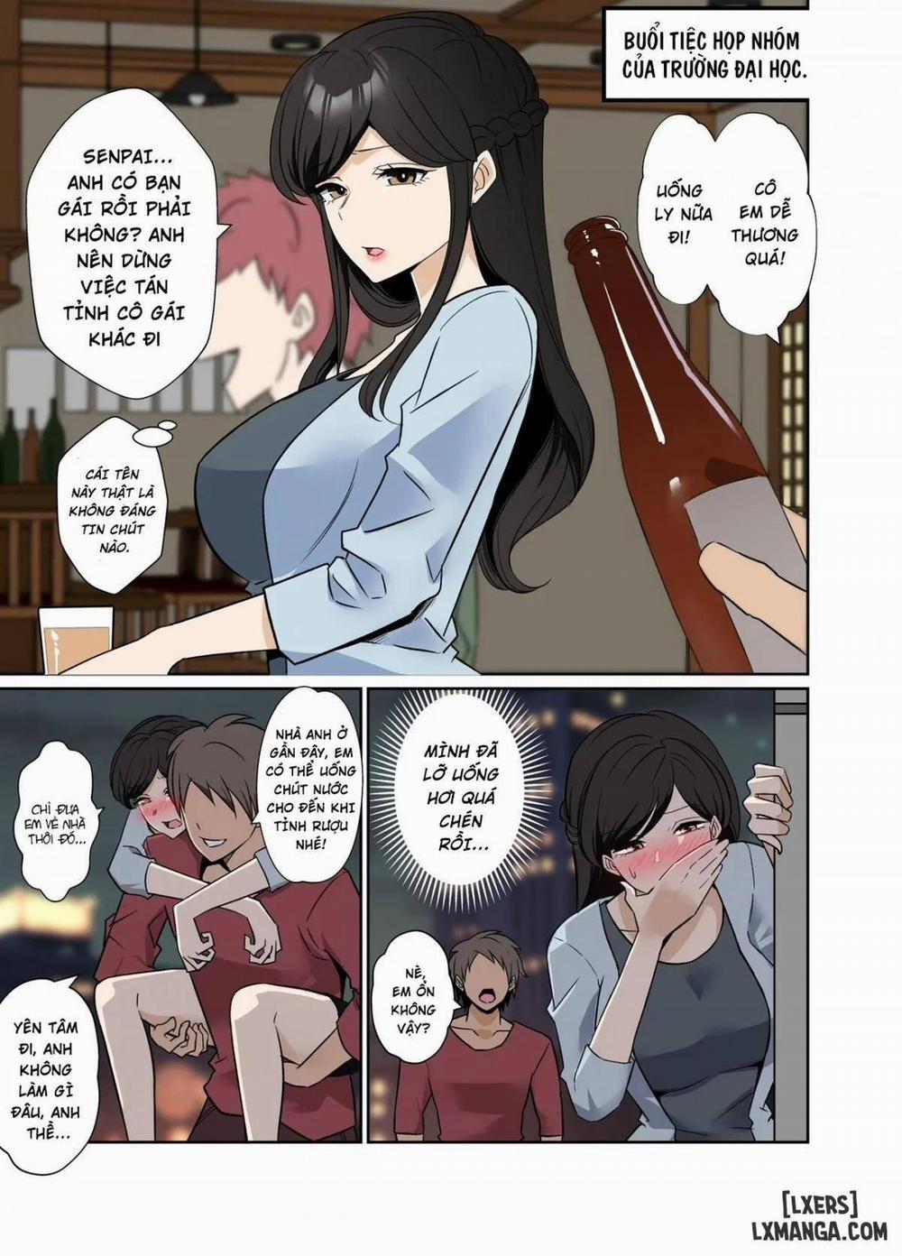 manhwax10.com - Truyện Manhwa Yotta daigaku no kouhai o turekonde warui koto o suru hanashi Chương Oneshot Trang 3