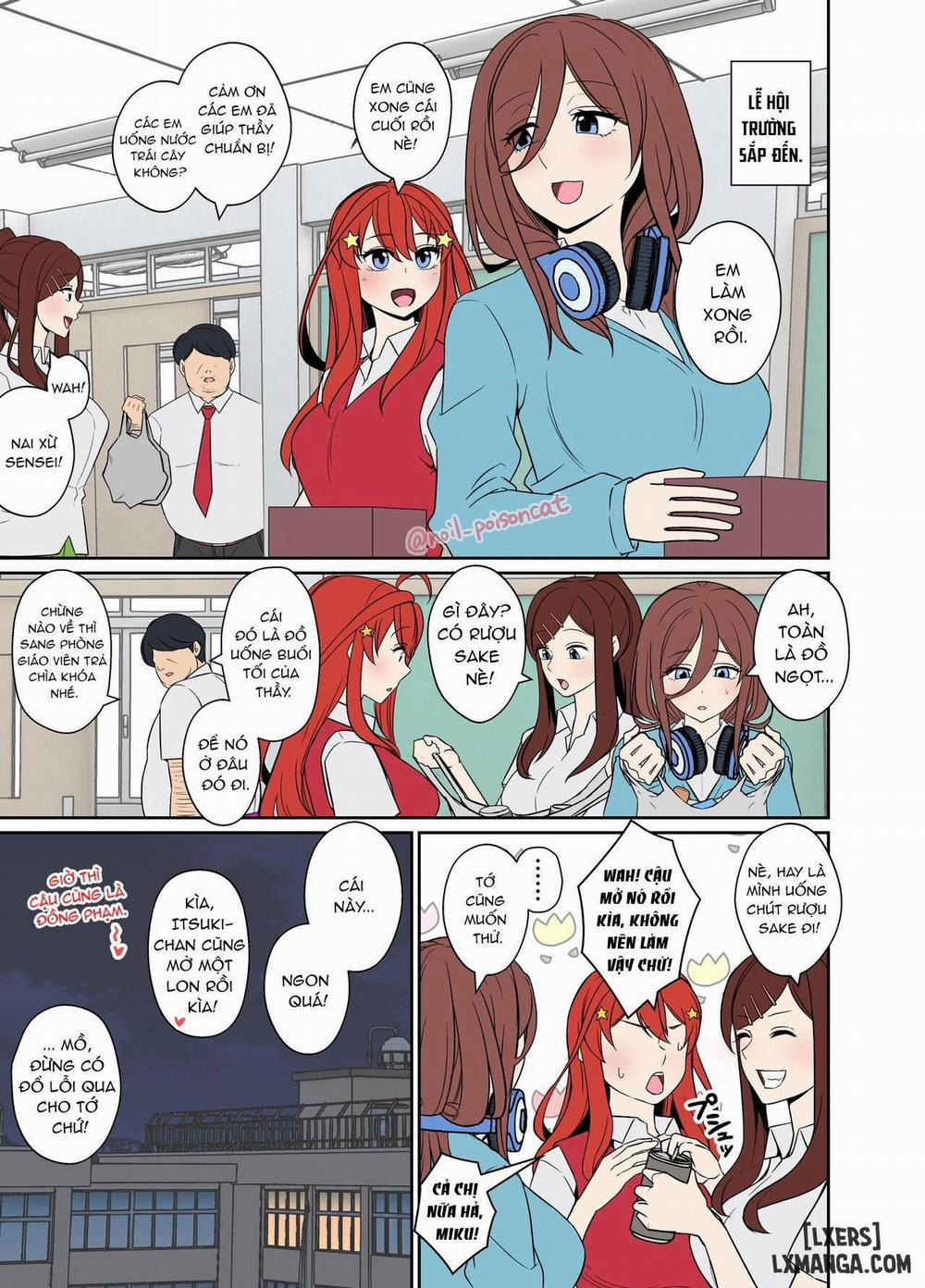 manhwax10.com - Truyện Manhwa Yotta Nakano Miku ni Warui Koto o Suru Hanashi Chương Oneshot Trang 2