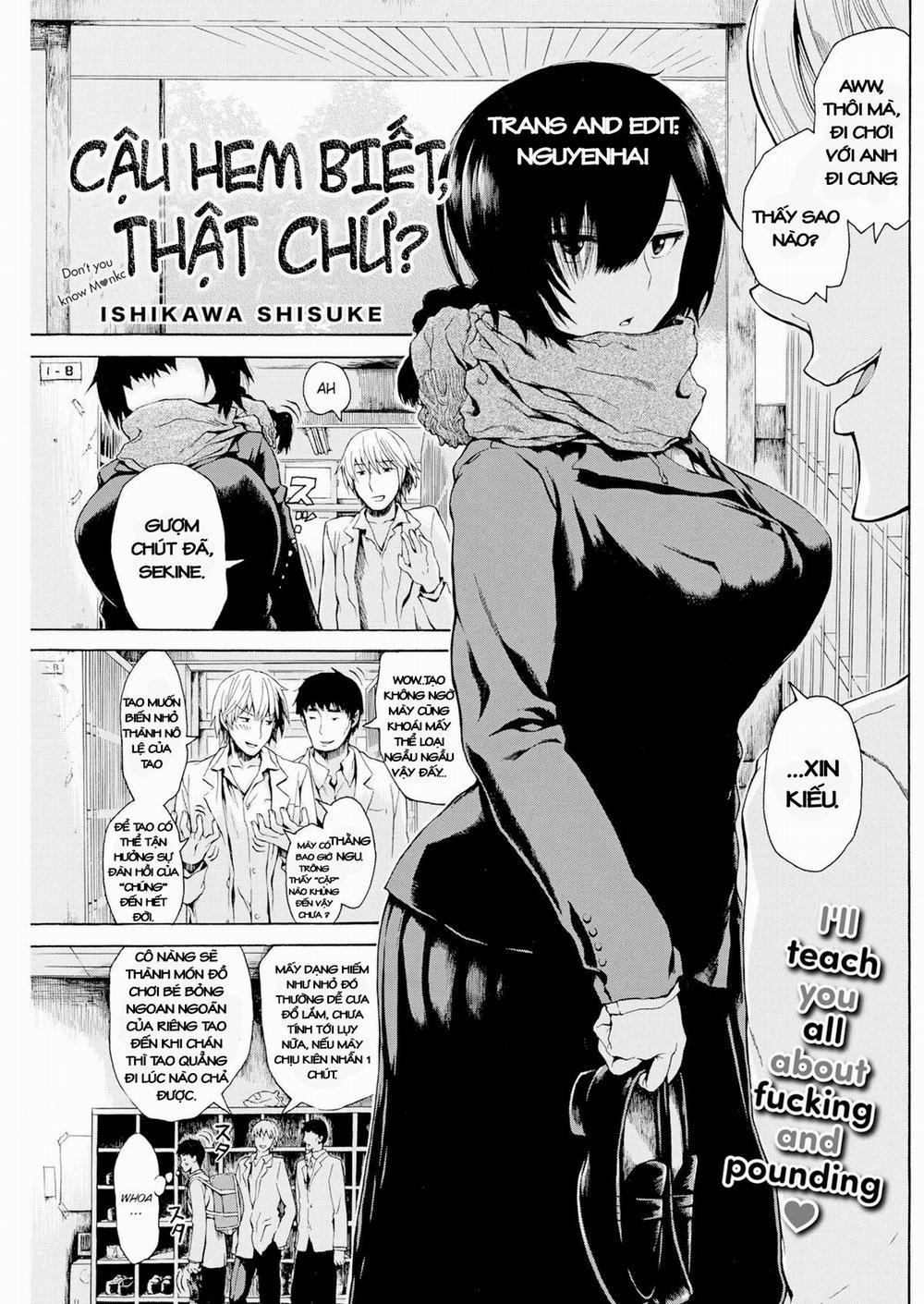 manhwax10.com - Truyện Manhwa You Dont Know, Do You? Chương Oneshot Trang 1