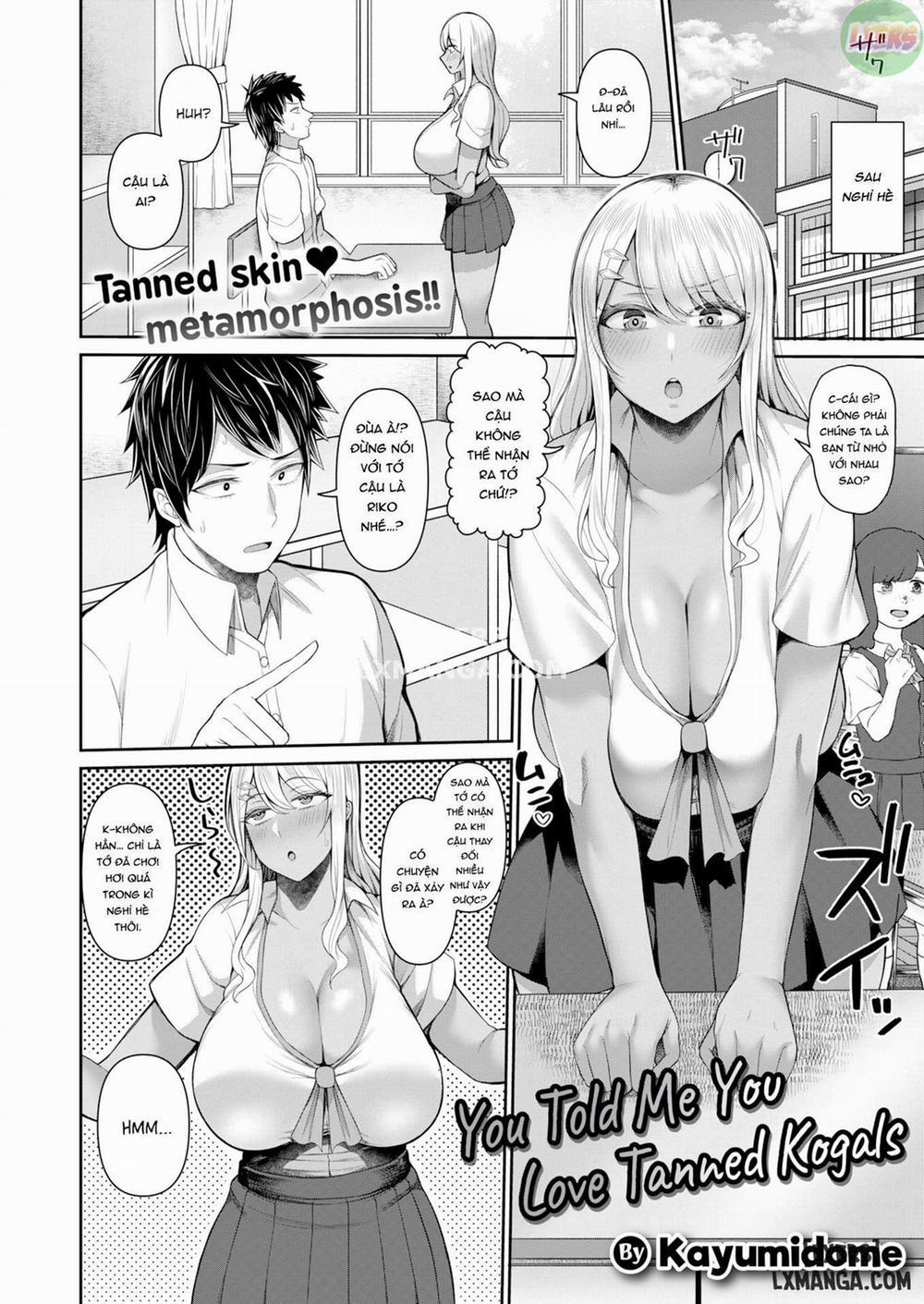 manhwax10.com - Truyện Manhwa You Told Me You Loved Tanned Kogals Chương Oneshot Trang 5