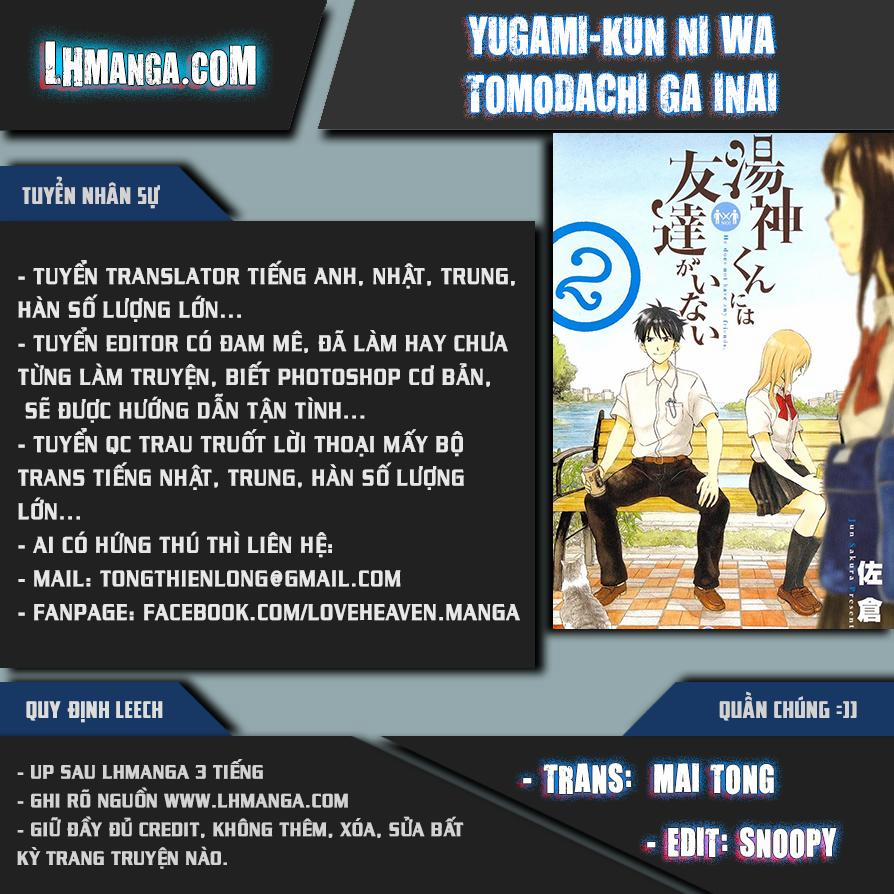 manhwax10.com - Truyện Manhwa Yugami-Kun Ni Wa Tomodachi Ga Inai Manga Chương 12 Trang 1