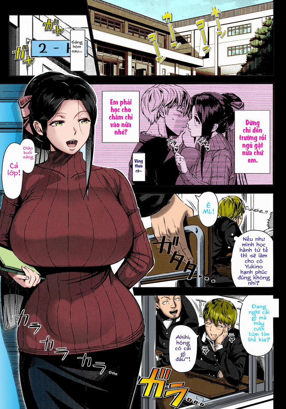 manhwax10.com - Truyện Manhwa Yukino Sensei no Seikyouiku (Bản Full màu) Chương Oneshot Trang 4