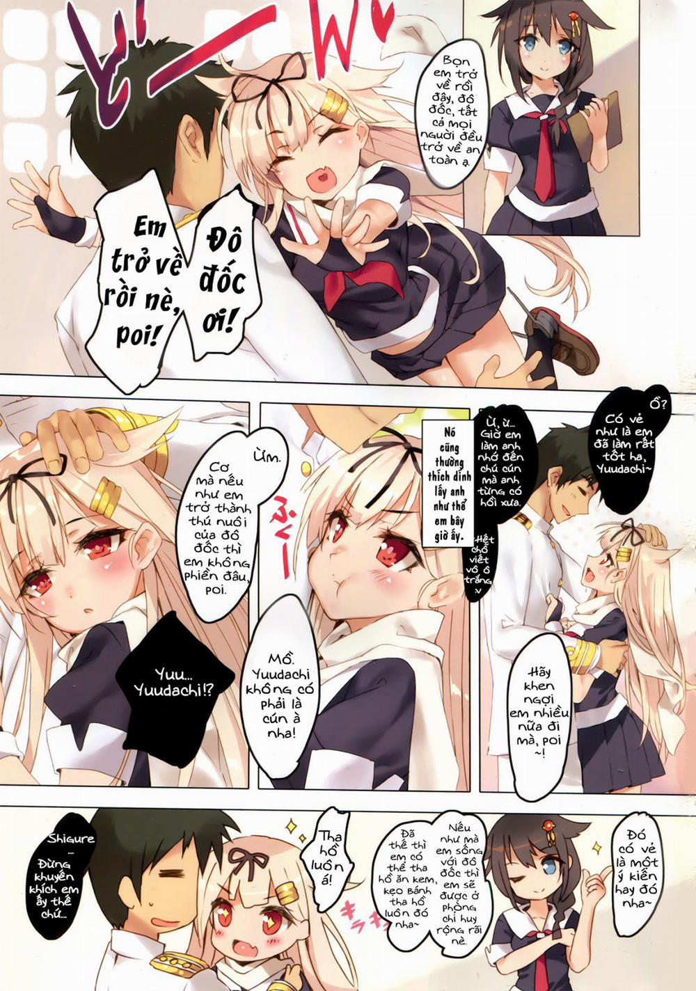 manhwax10.com - Truyện Manhwa Yuudachi wa Teitoku-san ga Daisukippoi! (Kancolle) Chương Oneshot Full Color Trang 2