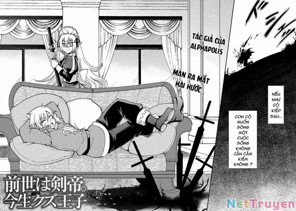 manhwax10.com - Truyện Manhwa Zensei Wa Ken Mikado. Konjou Kuzu Ouji Chương 1 Trang 4